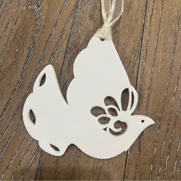 Rare Nostalgia  Flat Porcelain Dove Tree Ornament John Hinde - Ireland - Picture 3 of 5